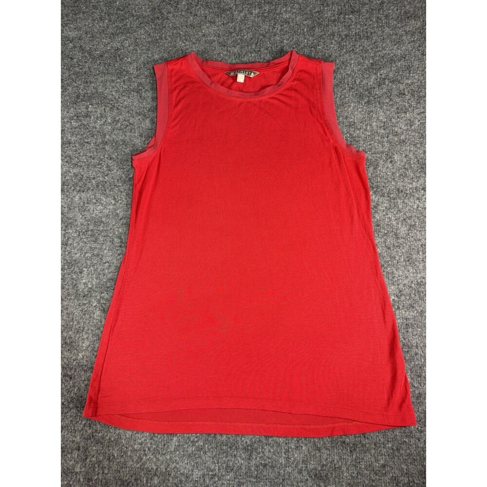 Athleta Tank Top โ Womenโs Medium โ Red โ Crew Neck โ Athletic Yoga Gym Basic
